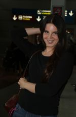 LANA DEL REY at Charles De Gaulle Airport in Paris 07/22/2017