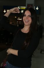 LANA DEL REY at Charles De Gaulle Airport in Paris 07/22/2017