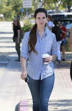 LANA DEL REY Out for Coffee in Los Angeles 07/04/2017