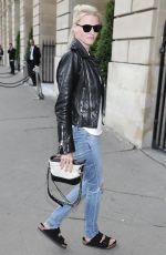 LARA STONE Out and About in Paris 07/02/2017