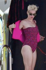 KATY PERRY in Swimsuits Out on Vacation in Italy 07/11/2017