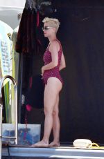 KATY PERRY in Swimsuits Out on Vacation in Italy 07/11/2017
