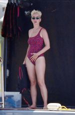 KATY PERRY in Swimsuits Out on Vacation in Italy 07/11/2017