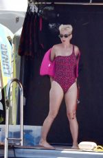 KATY PERRY in Swimsuits Out on Vacation in Italy 07/11/2017