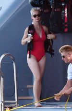 KATY PERRY in Swimsuits Out on Vacation in Italy 07/11/2017
