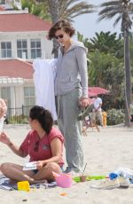 LAUREN COHAN and ALANNA MASTERSON at Coronado Beach in San Diego 07/21/2017
