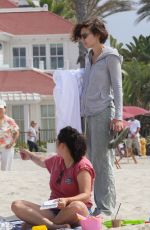 LAUREN COHAN and ALANNA MASTERSON at Coronado Beach in San Diego 07/21/2017