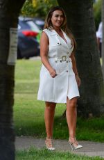 LAUREN GOODGER Visits Her Boyfriend in Prison in London 07/07/2017