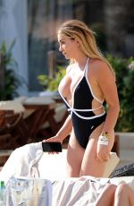 LAUREN POPE and BAMBI HAINES on Vacation in Ibiza 07/26/2017