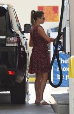LEA MICHELE at a Gas Station in West Hollywood 07/10/2017