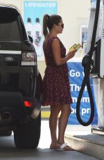 LEA MICHELE at a Gas Station in West Hollywood 07/10/2017