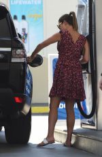 LEA MICHELE at a Gas Station in West Hollywood 07/10/2017