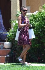 LEA MICHELE at a Gas Station in West Hollywood 07/10/2017