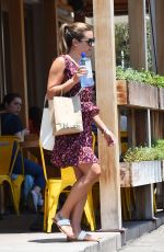 LEA MICHELE at a Gas Station in West Hollywood 07/10/2017