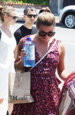 LEA MICHELE at a Gas Station in West Hollywood 07/10/2017