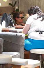 LEA MICHELE at Mani Pedi Salon in Brentwood 07/05/2017