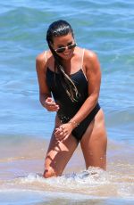 LEA MICHELE in Swimsuit at a Beach in Hawaii 06/30/2017