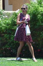 LEA MICHELE Leaves a Friend