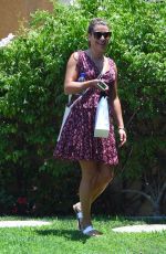 LEA MICHELE Leaves a Friend