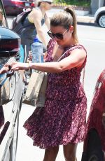 LEA MICHELE Leaves M Cafe in West Hollywood 07/10/2017