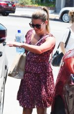 LEA MICHELE Leaves M Cafe in West Hollywood 07/10/2017