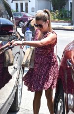 LEA MICHELE Leaves M Cafe in West Hollywood 07/10/2017