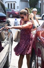 LEA MICHELE Leaves M Cafe in West Hollywood 07/10/2017
