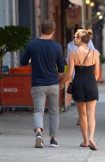 LEA MICHELE Out and About in New York 07/18/2017