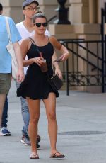 LEA MICHELE Out and About in New York 07/18/2017