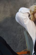 LENA GERCKE on the Set of a Photoshoot for Joop in Munich 06/24/2017