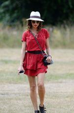 LILLY BECKER Out and About in London 07/04/2017