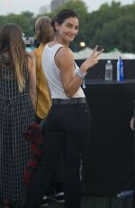 LILY ALDRIDGE at Kings of Leon Concert at Hyde Park in London 07/06/2017