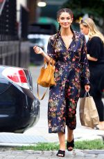 LILY ALDRIDGE Out and About in New York 07/20/2017