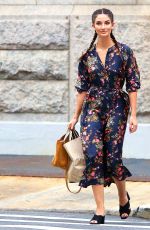 LILY ALDRIDGE Out and About in New York 07/20/2017