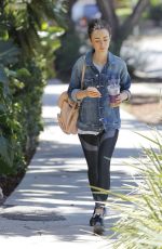 LILY COLLINS After Workout in Beverly Hills 07/29/2017