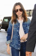 LILY COLLINS at Los Angeles International Airport 07/13/2017