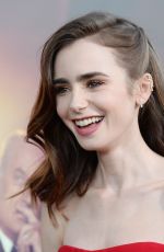 LILY COLLINS at The Last Tycoon Premiere in Los Angeles 07/27/2017