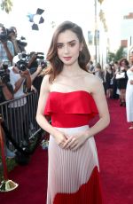 LILY COLLINS at The Last Tycoon Premiere in Los Angeles 07/27/2017