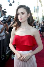LILY COLLINS at The Last Tycoon Premiere in Los Angeles 07/27/2017
