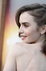 LILY COLLINS at The Last Tycoon Premiere in Los Angeles 07/27/2017