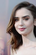 LILY COLLINS at The Last Tycoon Premiere in Los Angeles 07/27/2017