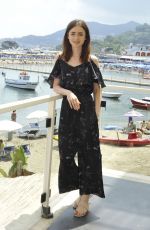 LILY COLLINS at To the Bone Photocall at Ischia Global Fest 07/14/2017