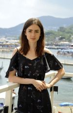 LILY COLLINS at To the Bone Photocall at Ischia Global Fest 07/14/2017