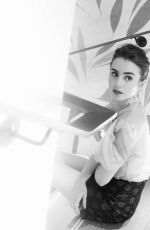 LILY COLLINS for New Potato, 07/24/2017