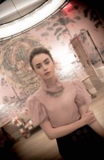 LILY COLLINS for New Potato, 07/24/2017