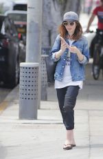 LILY COLLINS Leaves a Gym in Beverly Hills 07/09/2017