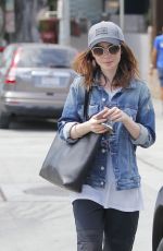 LILY COLLINS Leaves a Gym in Beverly Hills 07/09/2017