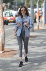 LILY COLLINS Leaves a Gym in Beverly Hills 07/13/2017