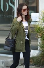 LILY COLLINS Leaves a Gym in West Hollywood 07/11/2017