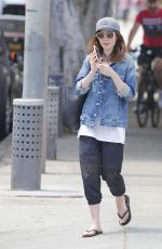 LILY COLLINS Leaves a Salon in Beverly Hills 07/09/2017